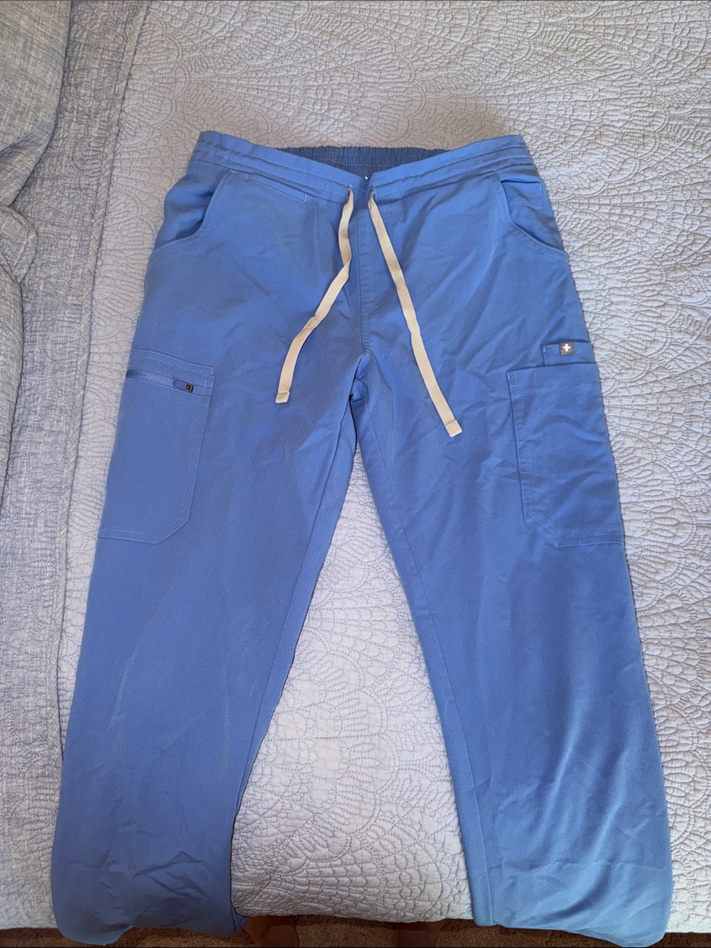 FIG’s Women’s Ceil Blue Yola Scrub Pants